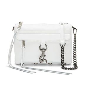 REBECCA MINKOFF Mini M.A.C. in Optic White - NWT